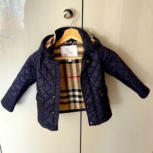 Burberry boys coat with hood